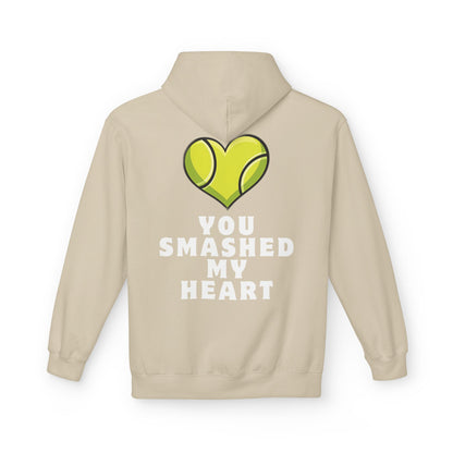 You Smashed My Heart - Premium Fleece Hoodie - Topspin Squad
