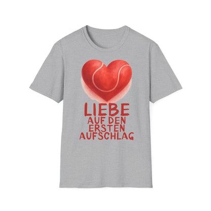 Liebe Auf Den Ersten Aufschlag - Unisex Softstyle T-Shirt