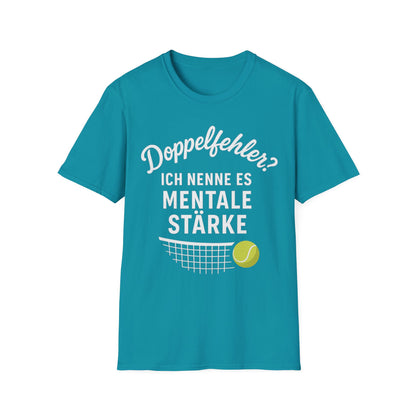 Doppelfehler? Ich nenne es Mentale Stärke - Unisex Softstyle T-Shirt