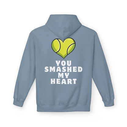 You Smashed My Heart - Premium Fleece Hoodie - Topspin Squad