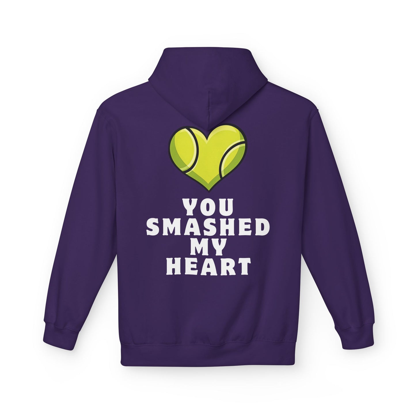 You Smashed My Heart - Premium Fleece Hoodie - Topspin Squad