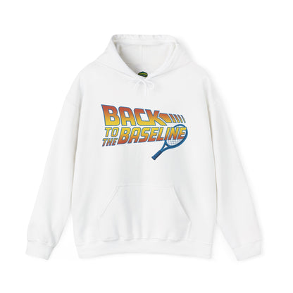 Retro Tennis Hooded Sweatshirt - Back to the Baseline