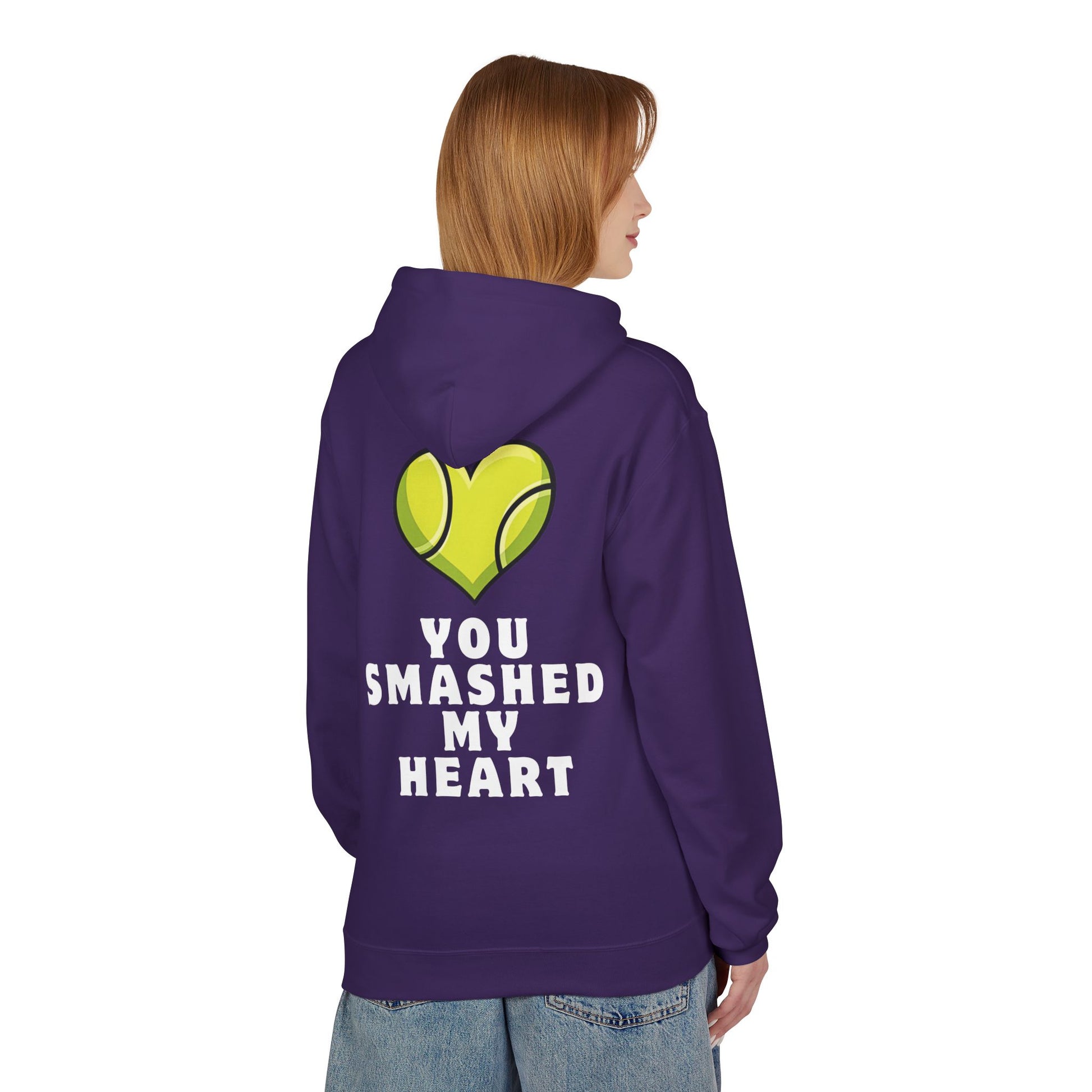 You Smashed My Heart - Premium Fleece Hoodie - Topspin Squad