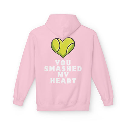 You Smashed My Heart - Premium Fleece Hoodie - Topspin Squad