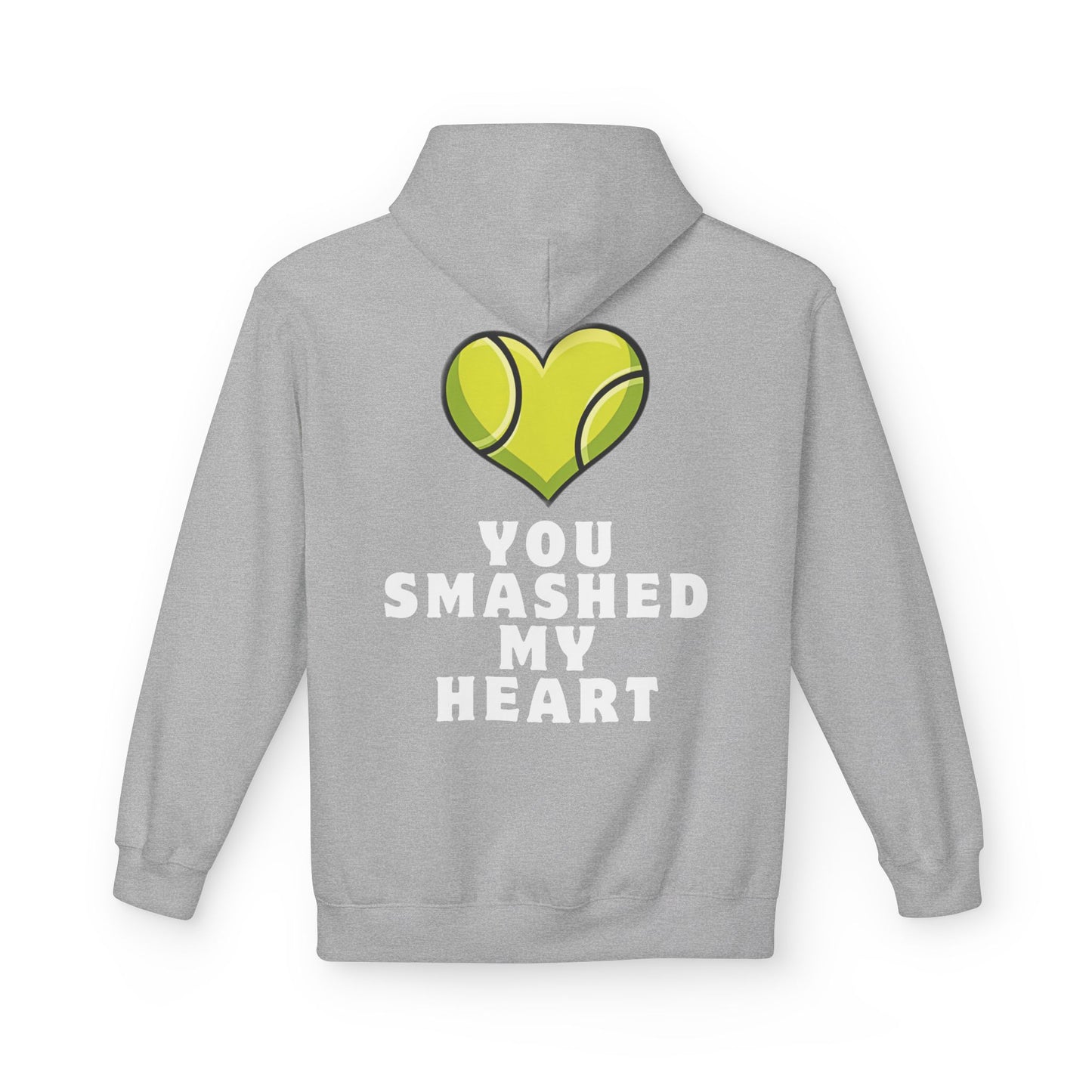 You Smashed My Heart - Premium Fleece Hoodie - Topspin Squad