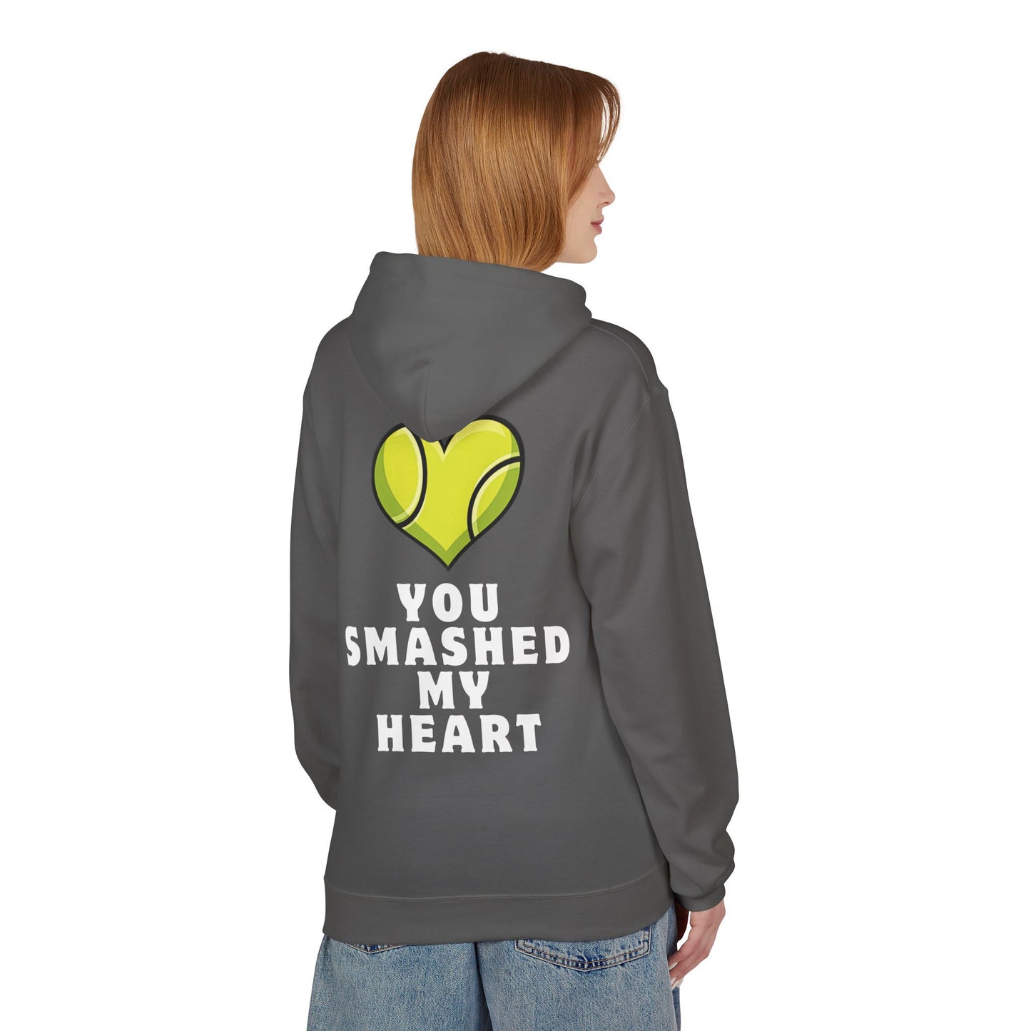 You Smashed My Heart - Premium Fleece Hoodie - Topspin Squad