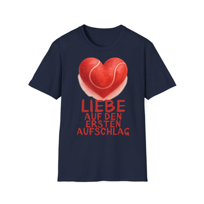 Liebe Auf Den Ersten Aufschlag - Unisex Softstyle T-Shirt