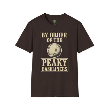 Peaky Baseliners Unisex Softstyle T-Shirt - Sports Comedy Tee
