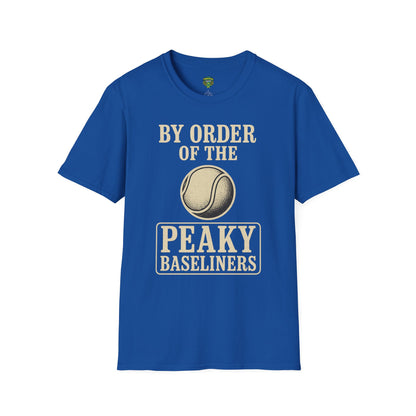 Peaky Baseliners Unisex Softstyle T-Shirt - Sports Comedy Tee