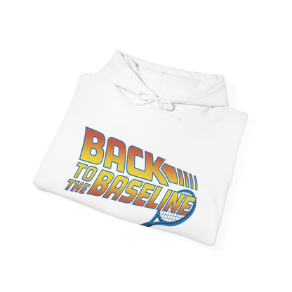 Retro Tennis Hooded Sweatshirt - Back to the Baseline