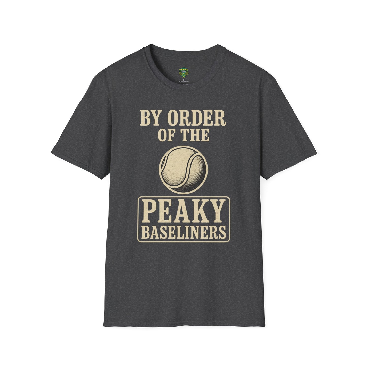 Peaky Baseliners Unisex Softstyle T-Shirt - Sports Comedy Tee