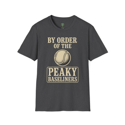 Peaky Baseliners Unisex Softstyle T-Shirt - Sports Comedy Tee