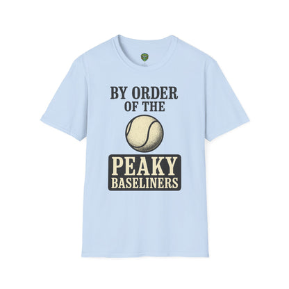 Peaky Baseliners Unisex Softstyle T-Shirt - Sports Comedy Tee