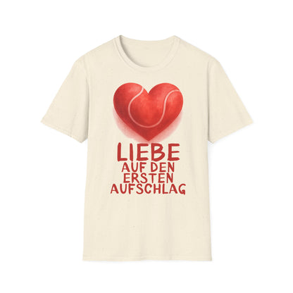 Liebe Auf Den Ersten Aufschlag - Unisex Softstyle T-Shirt