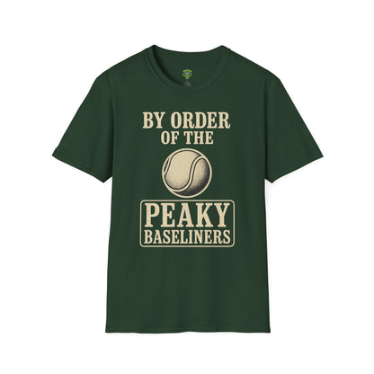 Peaky Baseliners Unisex Softstyle T-Shirt - Sports Comedy Tee