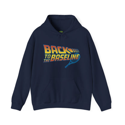 Retro Tennis Hooded Sweatshirt - Back to the Baseline