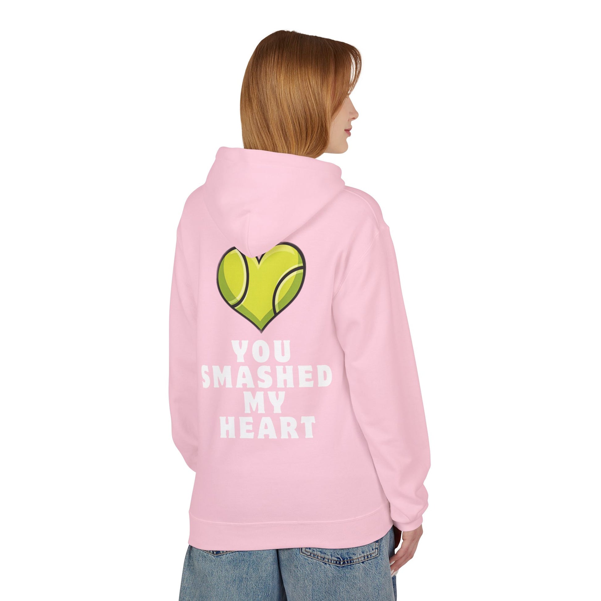 You Smashed My Heart - Premium Fleece Hoodie - Topspin Squad