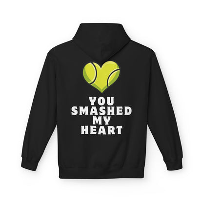 You Smashed My Heart - Premium Fleece Hoodie - Topspin Squad