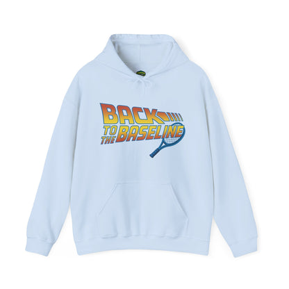 Retro Tennis Hooded Sweatshirt - Back to the Baseline