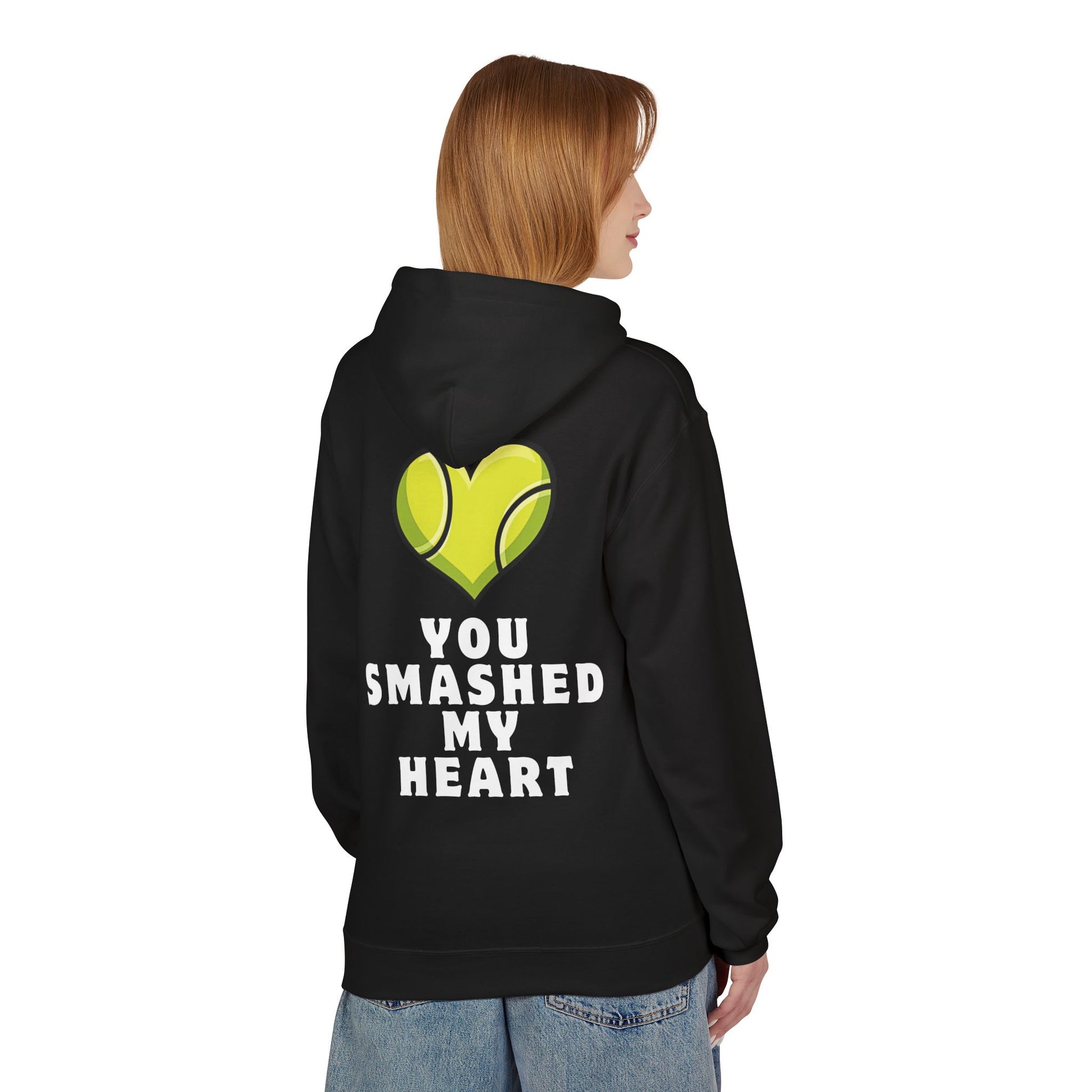You Smashed My Heart - Premium Fleece Hoodie - Topspin Squad