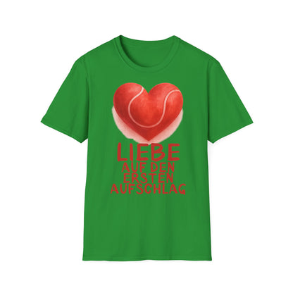 Liebe Auf Den Ersten Aufschlag - Unisex Softstyle T-Shirt