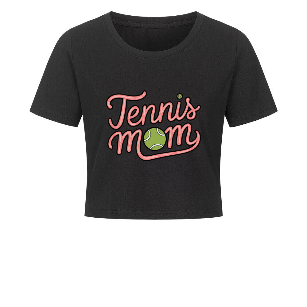Tennis Mom - Ladies Cropped T-Shirt - Topspin Squad