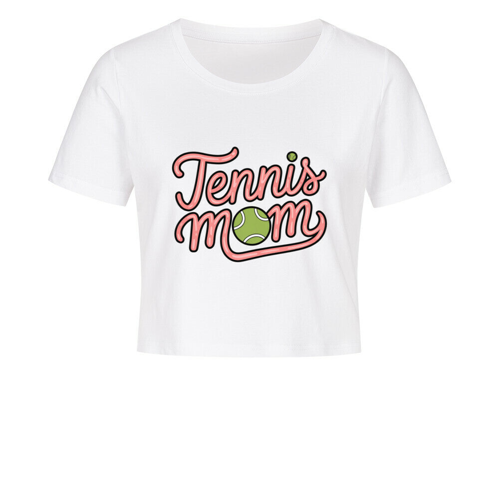 Tennis Mom - Ladies Cropped T-Shirt - Topspin Squad