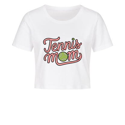 Tennis Mom - Ladies Cropped T-Shirt - Topspin Squad