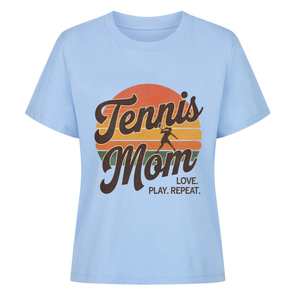 Tennis Mom Sunset - Premium T-Shirt Women - Topspin Squad