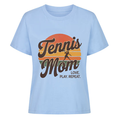 Tennis Mom Sunset - Premium T-Shirt Women - Topspin Squad