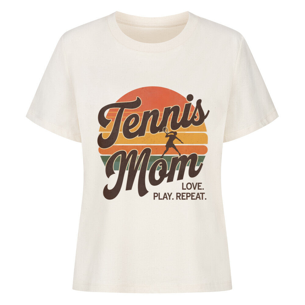 Tennis Mom Sunset - Premium T-Shirt Women - Topspin Squad