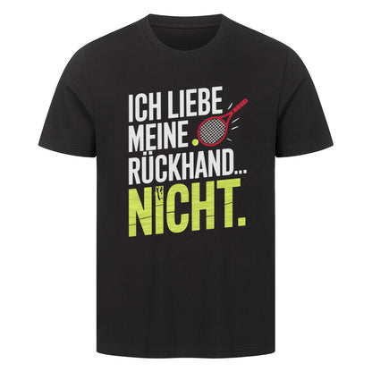 Ich Liebe Meine Rückhand - Premium T-Shirt - Topspin Squad