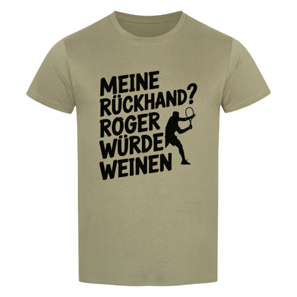 Roger Würde Weinen - Premium T-Shirt - Topspin Squad