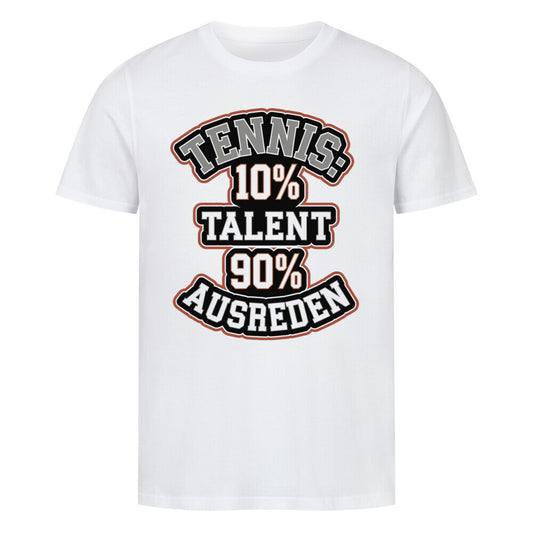 Tennis: 10% Talent - Premium T-Shirt - Topspin Squad