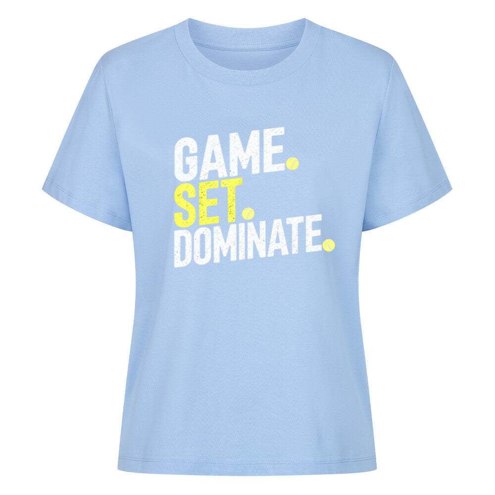 Game Set Dominate - Premium T-Shirt Women - Topspin Squad