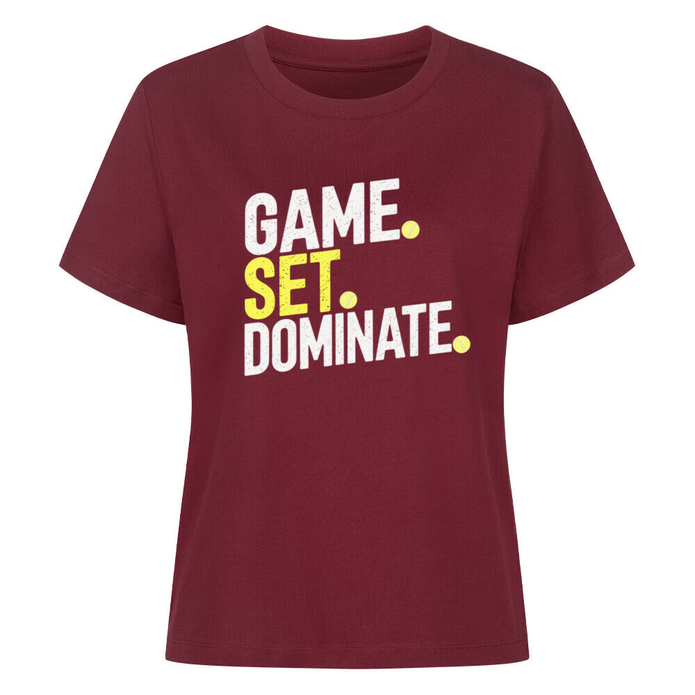 Game Set Dominate - Premium T-Shirt Women - Topspin Squad