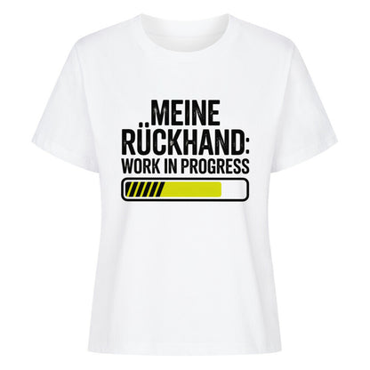 Work In Progress - Premium T-Shirt Women - Topspin Squad