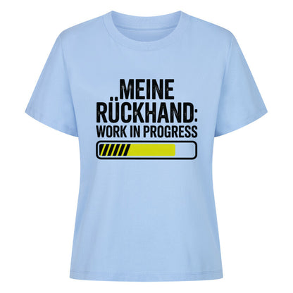 Work In Progress - Premium T-Shirt Women - Topspin Squad