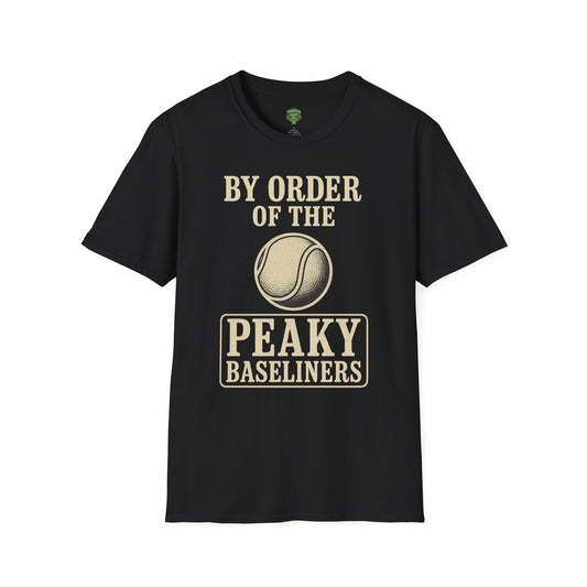 Peaky Baseliners Unisex Softstyle T-Shirt - Sports Comedy Tee