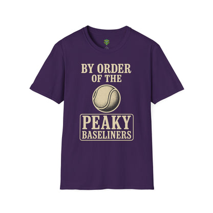 Peaky Baseliners Unisex Softstyle T-Shirt - Sports Comedy Tee