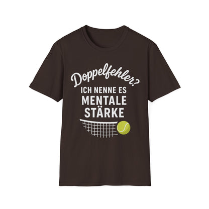 Doppelfehler? Ich nenne es Mentale Stärke - Unisex Softstyle T-Shirt